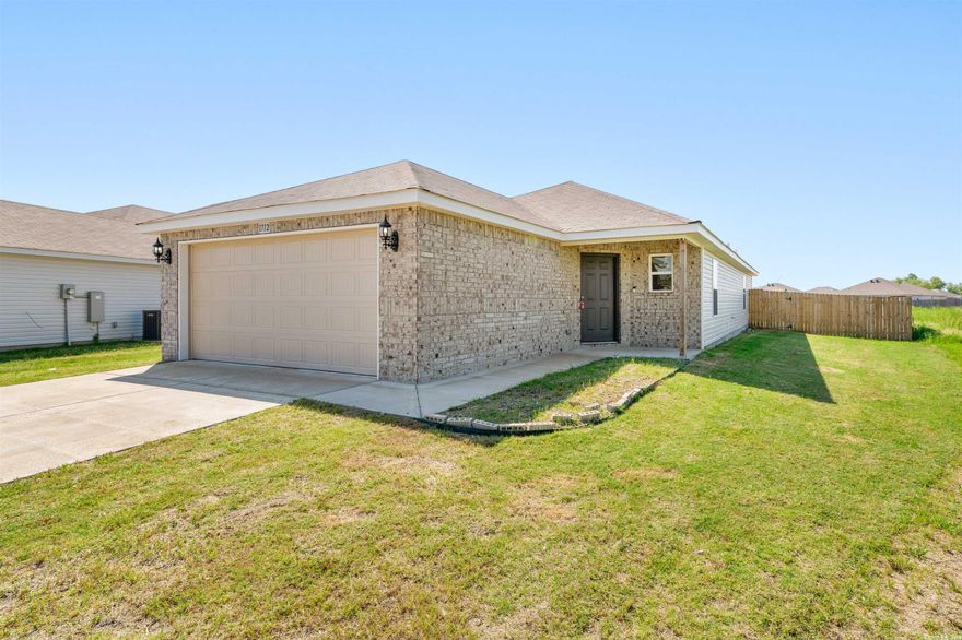 Just like new! This 2022 built 4 bedroom 2 full bath Home has an Open floor plan with Beautiful grey Kitchen island and Matching cabinets, large Walk-in pantry, Oversized primary with Walk-in closet, and Perfect fenced in backyard. Schedule your appt today!