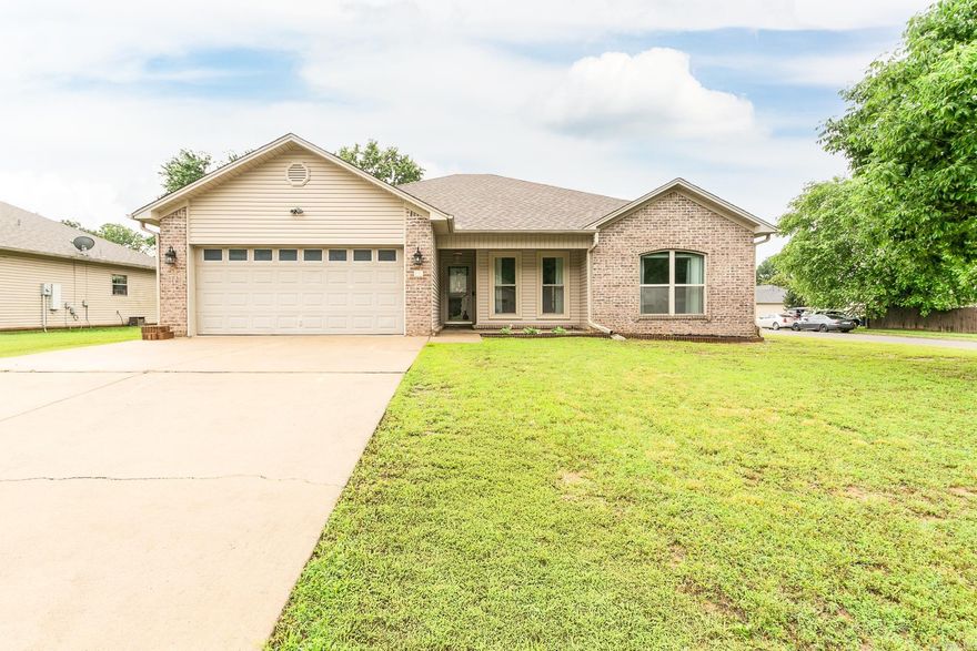 Gorgeous! MOVE IN READY!! This 4 bedroom, 2 bathroom home is located in a great neighborhood, close to schools, and just minutes from shopping. Walking through the front door the home opens to a cozy family room complete with gas log fireplace and many updates. Updates include paint, new flooring, stylish lighting, painted cabinets and an adorable built in cubby area perfect for organizing kids' coats, shoes and backpacks. Enjoy cooking in your spacious kitchen that offers ample storage, new kitchen sink, faucet and modern tile backsplash. The large master bedroom opens to master en suite that features double sink vanity, jetted tub, walk in shower, large walk in closet, as well as private toilet space. Enjoy outdoor living with a partially covered back porch perfect for morning coffee or evening gatherings. Situated on a corner lot, the yard provides plenty of space to play, garden, or entertain. Don’t miss out—call today to schedule your private showing!