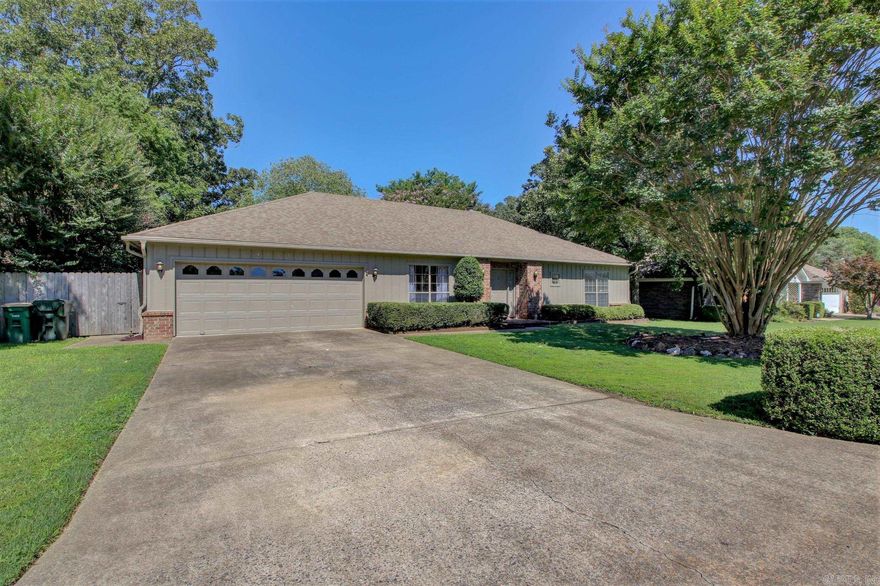 Fantastic curb appeal and location with this one on a dead end/cul de sac street in the Don Roberts Elementary/Pinnacle View Middle school districts;  Nearly 2,500 square feet on one level it features a spacious master suite, two additional oversized bedrooms, and walk-in closets in all three;  Inviting front foyer leading to a large living area with fireplace, separate dining room, and eat in kitchen with desk space, glass cabinetry, and bay windows; Large, flat lot, fully wood fenced, large patio ideal for outdoor enjoyment and entertaining, custom storage building in back yard, floored attic space, and ample sized closet in the two car enclosed garage; Needed carpet removal and master bath demo have been done for you, so it's ready four your touches to become a show stopper in one of the most desirable areas in the city; House is in an estate, court approval for the sale already obtained, sold as-is, no seller property disclosure available, and refrigerator/washer/dryer convey.