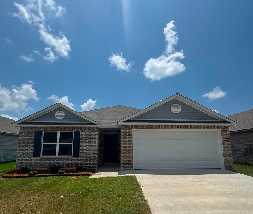 The Foster II plan is a charming and inviting home design that exudes curb appeal with its front porch and well-maintained front yard landscaping, creating an inviting atmosphere right from the curb. This open-concept home provides a spacious living experience with 3 bedrooms and 2 bathrooms, ensuring ample room for comfort and privacy. The kitchen is a standout feature of the home, boasting a complete set of energy-efficient appliances that cater to modern needs and preferences. Whether you're cooking daily meals or hosting gatherings, the Foster II plan offers functionality and style. Explore more about this delightful home today to see how it can meet your lifestyle preferences and needs! **SEE SHOWING REMARKS & AGENT REMARKS FOR IMPORTANT INFORMATION**