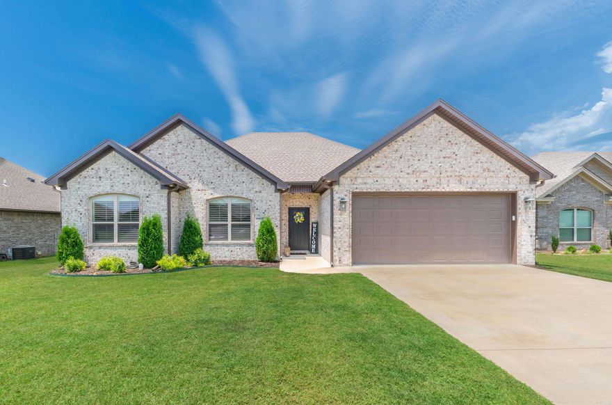 This gorgeous 4 bed, 2 bath in Jaxon Terrace is ready for you to make it your home! Walk into the large living room that flows right into the kitchen, featuring a huge island, tons of cabinet space and pantry. Large laundry/mud room. Split floor plan with 4th bedroom easily being used as an office/playroom/game room. Large master bedroom with tiled shower, large closet and built-ins in both bathrooms. The custom plantation shutters throughout add to the beauty of this home. The covered patio is perfect for relaxing and entertaining! Conveniently located within minutes of LRAFB, 67/167, shopping and dining. Home has solar to ease those electric bills which seller will be paying off at closing. Call today to book your private showing!