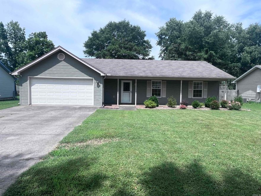 Location, amenities & charm! This house has all 3! Conveniently located in the Cabot School district, this 3 bedroom, 2 bathroom house is within walking distance to playgrounds and splash pads, ball fields, shops, and restaurants. Welcoming front porch with manicured shrubbery greets you as you arrive. Glass front and back storm doors and windows in every room allow for natural light to brighten the house. NO CARPET! REFRIGERATOR INCLUDED! Television mounts already in place! Fireplace, walk-in closets, tons of storage, and a large fully fenced backyard. Oversized covered back porch perfect for entertaining or watching the sunset. Raised garden bed and T posts ready for hanging plants or bird feeders. This house is ready to be a home! **Edge Realty is proud to offer deposit-free living to qualified renters through Obligo! We understand that moving costs can add up, so we want to extend financial flexibility to our residents. Learn more about the benefits of deposit-free living with Obligo at myobligo. com.