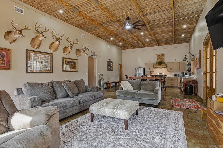 Welcome to 4822 Possum Hollow Road, a newly constructed country home on 10 beautiful acres just outside Harrisburg, AR. This 3 bedroom, 2 bath home features a bright, open-concept living area, modern kitchen with new appliances and large island, and a comfortable primary suite with private bath and ample closet space. Outside, enjoy a covered patio, large yard, and peaceful views of mature trees and rolling countryside—perfect for relaxing, entertaining, or starting your own mini-farm. Experience quiet country living with the convenience of being just minutes from town.