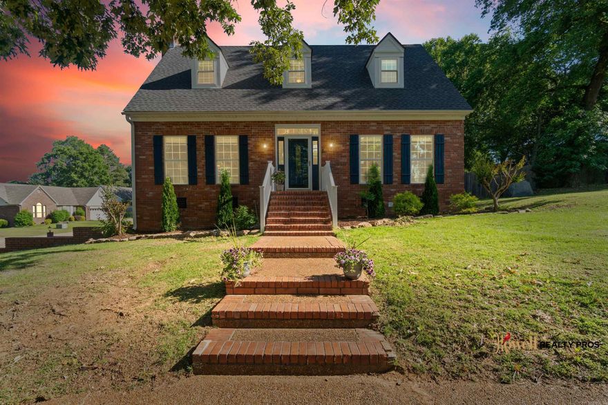 Exquisitely remodeled and perfectly positioned on a spacious corner lot within the prestigious River Oaks subdivision, this exceptional 3-bedroom, 2-bath residence offers an elegant blend of sophistication, comfort, and modern design. Thoughtfully updated throughout, the home showcases refined finishes and a highly functional floor plan tailored for both everyday living and effortless entertaining.  The main-level primary suite serves as a private retreat, while the upper level features two generously sized bedrooms connected by a beautifully appointed Jack-and-Jill bath, along with a dedicated office space ideal for remote work or quiet study. A versatile bonus/game room in the basement provides additional space for recreation or additional office space.  Renovations have elevated every detail of the home, including fresh interior paint, quartz countertops, designer fixtures, new appliances, remodeled bathrooms, waterproof luxury vinyl plank flooring, and a newly installed tankless water heater.  Ideally located near the medical district, shopping, dining, and the River Oaks Golf course. A truly move-in-ready home where timeless style meets contemporary comfort.