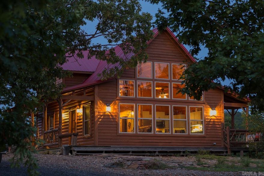 Two fully furnished cabins located in the Ouachita Mountains. These turn-key vacation cabins have been operating as a successful rental business for over 7 years. The Hilltop Cabin has a new coat of stain on the exterior, newly finished floor, and the kitchen cabinets have been painted. The Hideaway Cabin has a new coat of exterior stain. Both cabins are located close to the ATV trails, swimming holes and many recreational activities. Both cabins have National Forest boundary, mountain views and a year-round creek! One cabin was built in 2012, and has 3 bedrooms, 2 baths, and big windows for amazing views. The second cabin was built in 2017 and also has 3 bedrooms and 2 baths. Rustic interiors with lots of charm make these feel like home. You could even purchase this for two families as private residences with astounding views from the decks. If you want to operate these as a vacation rental business, the bookings are plenty and the business comes with a fully functional web site that will transfer to the new owners. All signage and logos are also included. Don't miss this opportunity to by a slice of the Ouachita Mountains! Potential to purchase the two cabins separately, too!