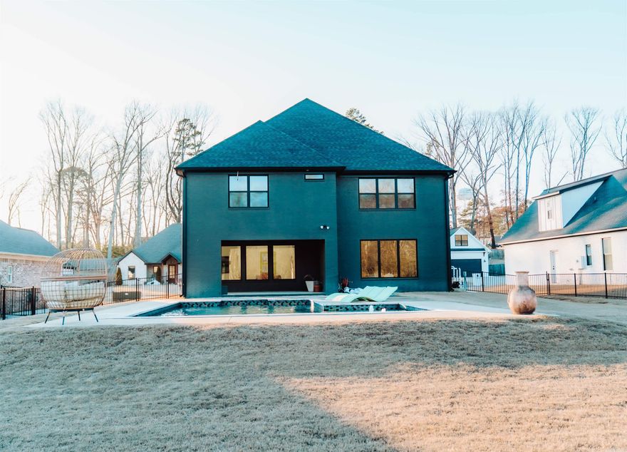 Custom built home in Hurricane Lake Estates! 3BR/2.5 BA, 2,793 sq ft with open floor plan, luxury pool and great outdoor entertaining space.  Spacious primary suite and generous living areas.  Enjoy lake community living with convenient access to shopping, dining and schools.