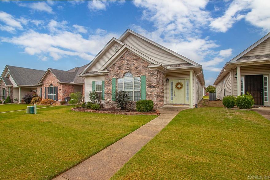 Welcome Home to this Precious PATIO home! Located in the wonderful neighborhood of Sage Meadows! Very well maintained! It is just like new! New HVAC! New flooring! New stainless steel appliances! New garage door opener! Every thing that needed touched has been tended to! This home features 2 bedrooms! Walk in closets! 2 full baths! All handicap accessible! Open floor plan! Tall ceilings! Separate dining area! Seller took down a wall to one bedroom and made an additional living space! Awesome! Family room has corner fireplace & opens to a private patio! Nice big laundry room! Light floods the entire house! Wait until you see this giant storage closet the seller built out! Love it! There is a place for everything! Sprinkler system! Lawn maintenance included in the HOA fee. Sellers Property Disclosure not available.  Don't miss out on this one... they do not come available very often!