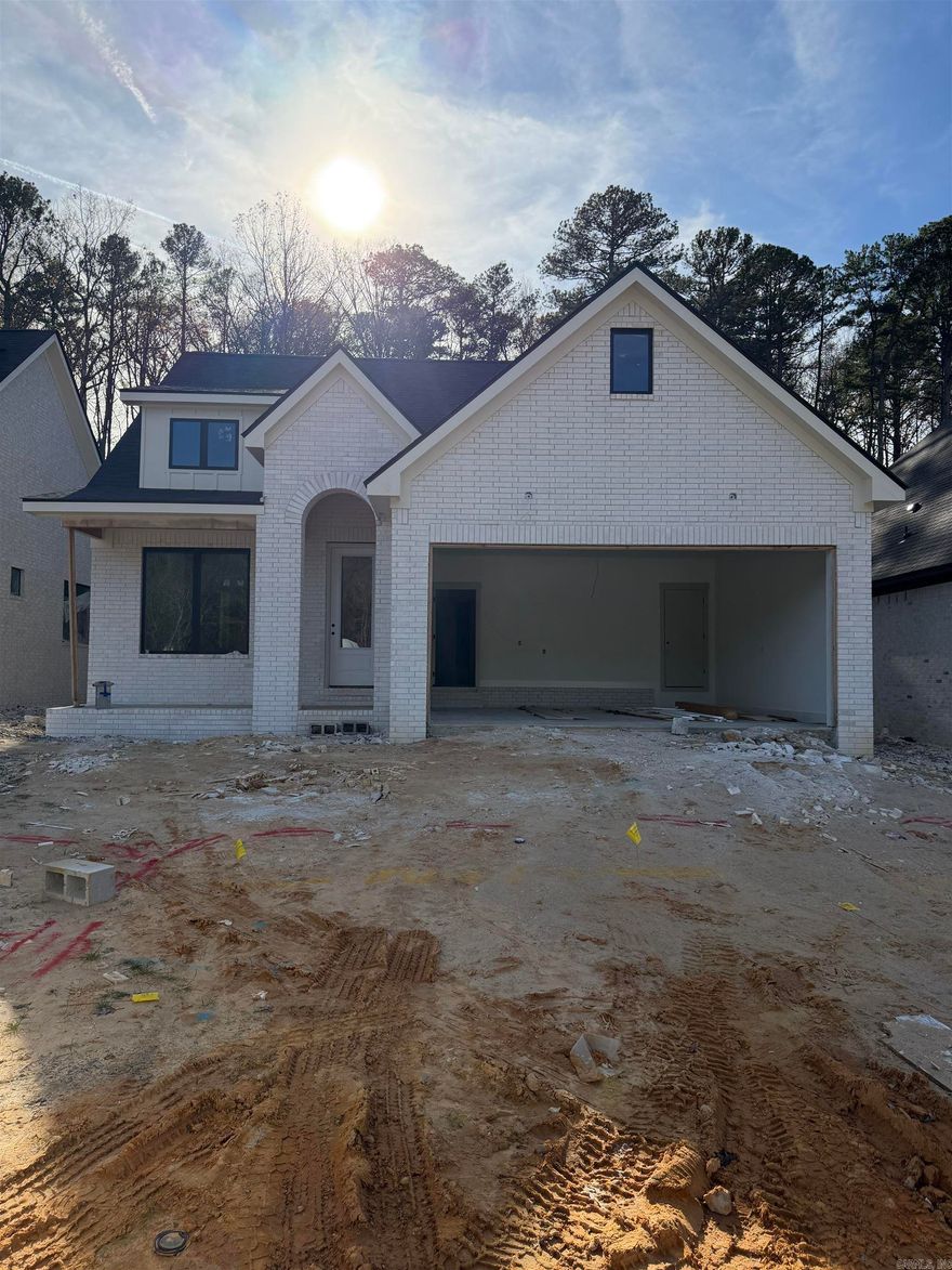 Stunning New Construction Home in the Newly Opened Kinley Ridge Subdivision.. Where Style and Convenience Meet... Amenities Include: Approximately 2238 Square Feet, 4 Bedrooms ( 4th Bedroom / Bonus Room ), 2 Bathrooms, Open Floorplan Concept, Living / Dining Combo, Kitchen / Dining Combo, Large Kitchen Island with Breakfast Bar, Living / Family Room with Gas Log Fireplace, Quartz Countertops in Kitchen Area, Very Nice Appliance package ( Wall Oven, Wall Microwave, Drop in Gas Cooktop ), Split Bedroom Floorplan, Tall Ceilings Throughout, Custom Tile Shower in Primary Bathroom with separate Free Standing Tub, Laundry Room, Cubby / Locker Area, Nice Front Sitting Porch, Covered Patio, 2 Car Garage, Nice Level Lot, Close and Convenient to all of Chenal Area Amenities ( Shopping, Dining, etc.. )... and Much More... A Must See..