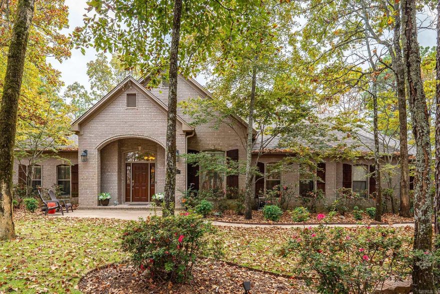 Wonderful Dogwood Estates property with 6 bedrooms, 4 1/2 baths, 3 living areas, nestled on 3.25 acres of scenic beauty in Conway! The beautiful living room with fireplace, formal dining room & sunroom create a warm, inviting atmosphere with abundant natural light & access to the outdoor living areas. The kitchen is a chef’s dream complete with stainless steel appliances, double ovens, gas range, and two expansive islands offering both function and flow for entertaining. This spacious home offers 5 generously sized bedrooms on the main level each w/large closets. The primary suite has tray ceiling, fireplace & large bathroom w/double sinks, walk-in shower & separate tub. 6th bedroom & full bath upstairs alongside a versatile bonus room with kitchenette/wet bar perfect for a media space, game room, or playroom.   Outside enjoy the spacious deck & screened-in porch offering breathtaking views of the surrounding area. The home also features a large three-car garage with a workshop area.