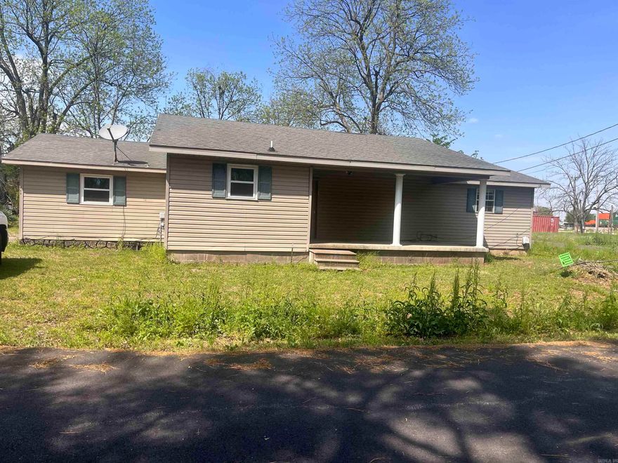 Investment property for a rental or potential future home sitting on a corner lot in the small town of Marmaduke.  Selling as is No repairs.