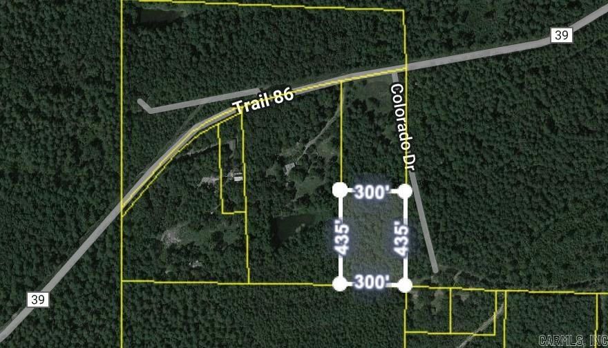 Undeveloped acreage in Perryville! Direct road access to the parcel and close access to highway 9.