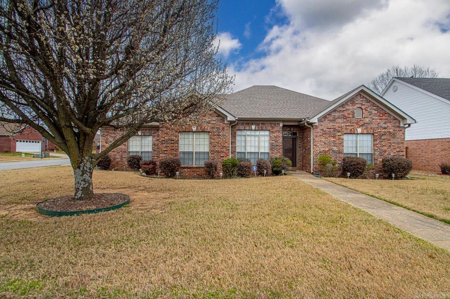 This lovely one owner home is exactly what you have been searching for! Sitting on a large corner lot inside the amazing Sunset Meadows is this beauty! Originally designed as a 4 bedroom home, the sellers made the 4th bedroom into a gorgeous sunroom! It has walls of windows and could be a wonderful office, playroom or another bedroom. The master is apart from the other bedrooms and is quite large with an ensuite bathroom featuring double vanity, separate tub/shower and 2 large closets! The living area is large with a beautiful fireplace and access to the covered back porch. The kitchen is open to the breakfast and dining rooms with only a peninsula separating them. The laundry room is just inside from the garage and has a large folding area and sink. There is a side load 2 car garage big enough for 2 large vehicles and has a huge storage closet! In the large backyard you will find a fabulous shop with overhead door, perfect for storing mowers, yard tools and anything else to keep out of the garage.  This home has been meticulously maintained and is ready for you to come in and make your own. Contact me or your agent today for a private showing.