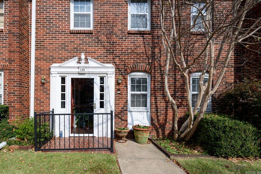 Beautifully updated with new paint, new flooring, new kitchen including countertops. backsplash, and appliances.  This was a 3 bedroom unit converted to two large ensuite bedrooms.  Wonderful quiet private patio enclosed by new iron fencing, and backing up to green area and church grounds.  Washer, dryer and refrigerator convey.  Lots of storage.  Condo fee covers exterior maintenance, water, trash and access to pool, tennis courts, basketball court, and clubhouse.  Come have a look!