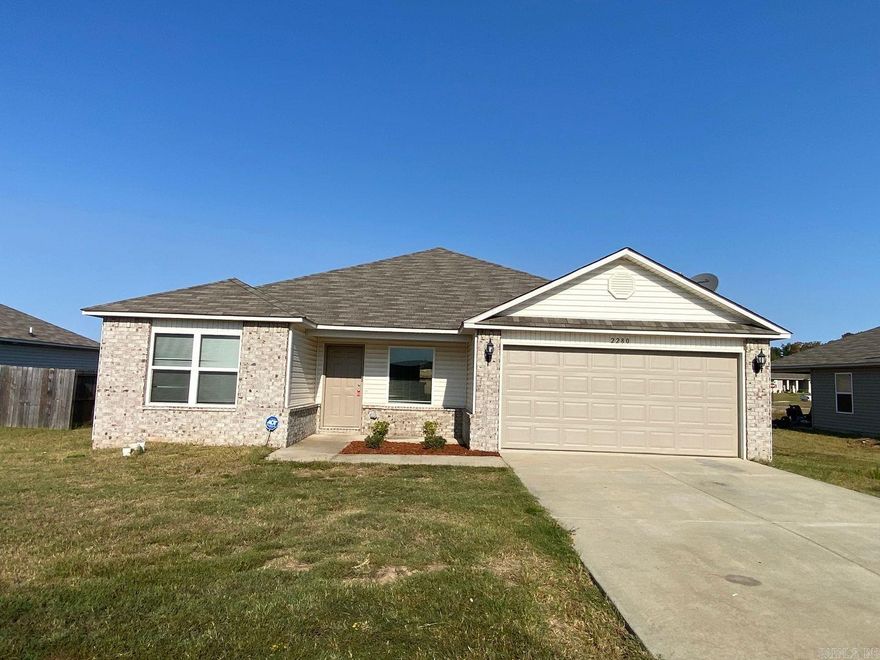 Welcome to 2280 Centennial Valley Drive in Benton, AR! This spacious home offers a comfortable and convenient living experience. With four bedrooms and two bathrooms, there is plenty of space for everyone to enjoy. The two-car garage provides ample parking and storage options. Whether you're looking to relax or entertain, this home has everything you need. Don't miss out on the opportunity to make this house your home. Contact us today to schedule a tour of 2280 Centennial Valley Drive!