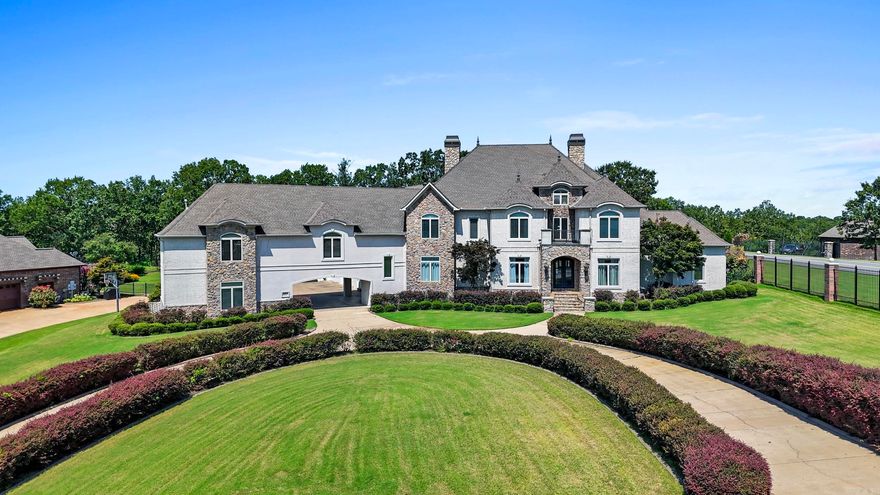 Nestled within a gated neighborhood in Cabot, Arkansas, 10 Valhalla Drive presents a remarkable residence offering unparalleled luxury and comfort. This exquisite property boasts seven expansive bedrooms and seven and a half bathrooms, providing ample space for family and guests. The property includes a sophisticated in-law suite, ensuring privacy and convenience for visitors or extended family. Additionally, the home features a movie theater room, ideal for both cinematic experiences and family movie nights. The backyard serves as a serene retreat, complete with a beautifully crafted in-ground pool, perfect for enjoying the warm Arkansas summers. Additionally, there is garage parking for up to 6 vehicles, including a tesla charging port. This exceptional home seamlessly combines luxury, functionality, and seclusion. Updated kitchen and primary bathroom. New paint through out the property. *Agent see Remarks*