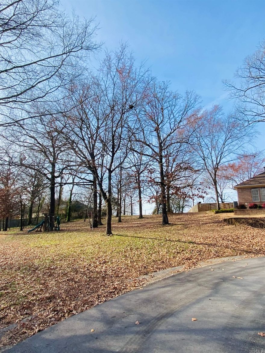 Great lot in West Conway in the well-established St. Charles Place Subdivision. This lot sits on almost half an acre. It is nestled in the back of the subdivision in a cul-de-sac with trees and cleared area. The back of the lot also has access to Tyler St.