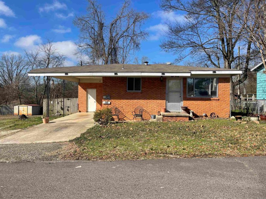 Welcome home to this adorable all-brick 2 bed, 1 bath home in a super convenient location close to schools and shopping. Inside you’ll find a surprisingly large kitchen and dining area with a layout that feels comfortable and functional. Cozy, well laid out, and full of potential—this one is a must-see!