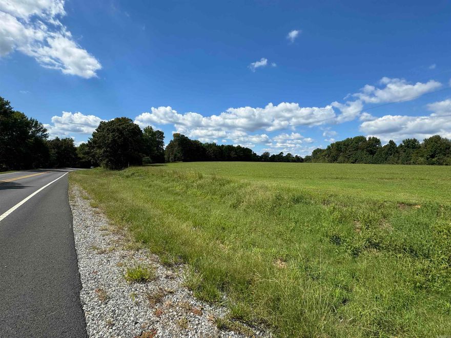 100 +/- acres of prime development, solar, or residential property located near Greers Ferry Lake & Heber Springs at the Pearson, AR community. This Cleburne County tract has frontage on both highways 16 & 25 making it easy to develop or subdivide. With the explosion of the solar industry and a substation less than 650' from the NE corner, this property should be an excellent candidate. Further, there are multiple power lines on the property to assist in a solar project should that be desired. The commercial opportunities are endless whether that be personal storage, boat/rv storage, store front such as a Dollar General or similar, gas station, feed store, etc. Should you not want all of the acreage, the sellers are willing to subdivide.