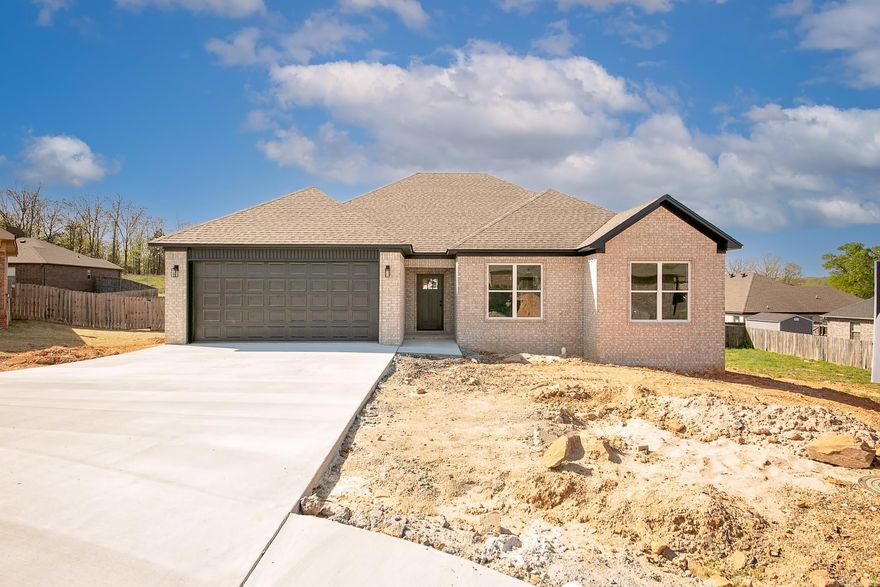 Awesome new construction in the heart of Cabot! Featuring 4BA 2BA open floor plan, primary bedroom is split from the rest with double vanity and big tile shower. Stained concrete floors throughout, quartz countertop in kitchen, walk in pantry, low E windows, 2x6 exterior wall construction with R-19 insulation, deck, and all electric brick home. This home is sitting on a pie shaped cul-de-sac lot. Almost complete!