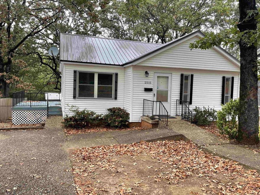 Come take a look at all the updates this home has to offer! Tile flooring throughout, metal roof, and a spacious newly boarded deck. This 2 bedroom, 1 bathroom home has a large backyard along with a storage shed. Schedule a showing today!