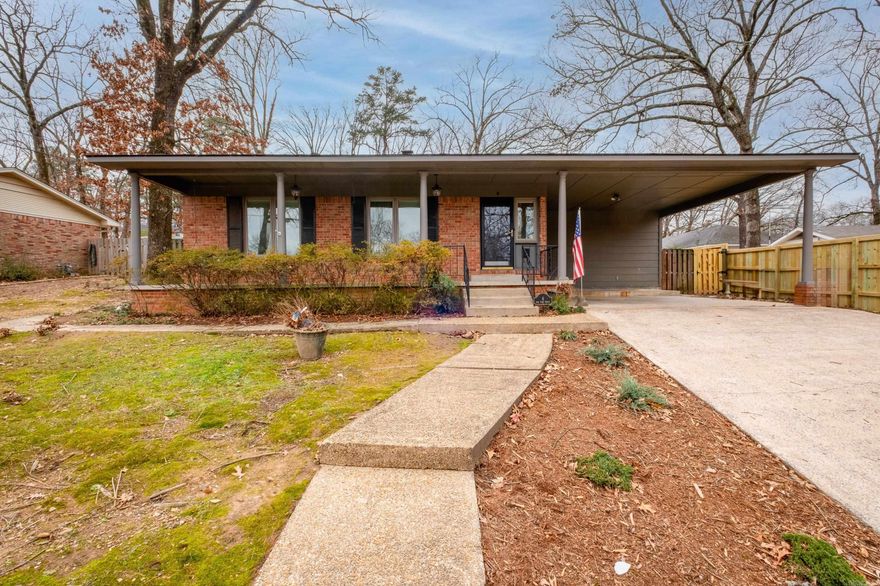 Midtown/Leawood Location with Upscale Open Concept, NEWLY REDONE 4-season sunroom! This home is great for entertaining! Living room opens to kitchen w/ quartz counter tops, custom stone island, down draft for cooktop, double wall ovens, custom breakfast bar,  lots of storage, dining area and wine bar. Wired for surround sound; new NEST thermostat. French doors to sunroom, newly redone top to bottom, including new windows & heat/air.  Sunroom opens to fenced backyard (.31 acre lot).  From living room, up a few steps to 3 bedrooms and 2 full baths.  Down a few steps to laundry room with door to carport, and utility room that opens to side yard.  More information at the property.  Call agent if questions. See Agent Remarks.