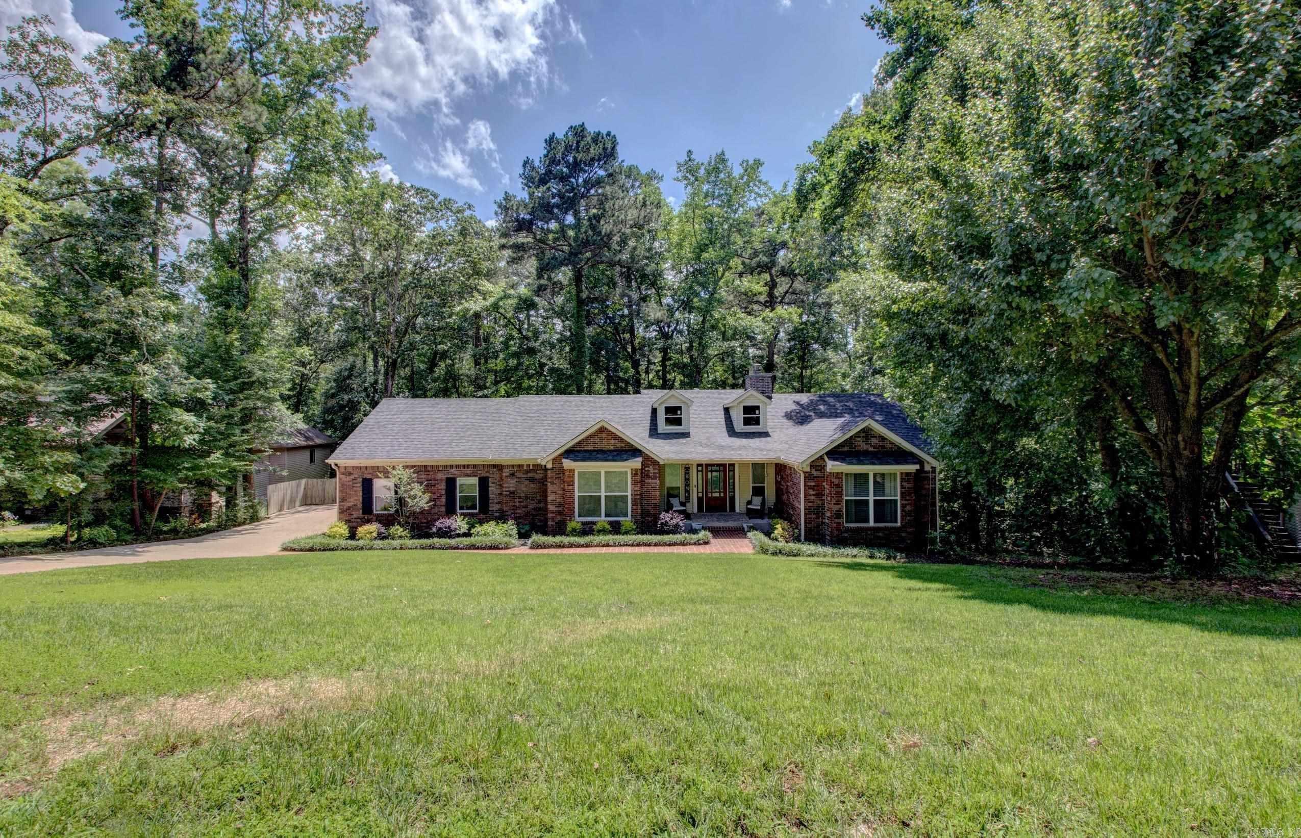 Gorgeous Home in the Hunters Woods Addition of Otter Creek! This beautiful 4 BR/3 BA single level home with a serene backyard can be all yours!!!! It was completely updated in 2020. Home boasts a split bedroom plan, large open great room and kitchen, large breakfast bar, stainless steel appliances, beautiful kitchen cabinets, breakfast nook and formal dining. Beautiful hardwood flooring throughout! LED lighting and updated light fixtures throughout! Master bath offers a beautiful glass walk-in shower, soaker tub and walk-in closet. Pitched ceiling with wood beam center in the family room and master bedroom. Large deck and fenced-in back yard! Otter Creek offers its residents a variety of amenities, including a walking/bike trails, playground, swimming pools, tennis courts, gated entrance and so much more! With so many exceptional features and details, a showing is the best way to truly appreciate all this home has to offer! Come see!