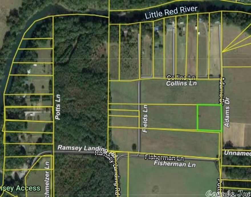 Two acre lot, build your home, walk to Ramsey Landing for trout fishing!