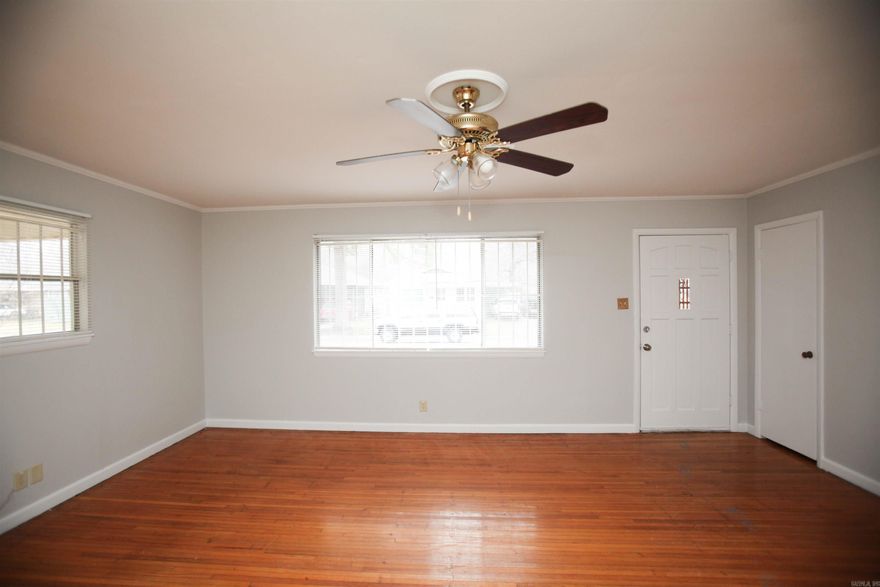 Newly remodeled 3BD close to Boyle Park off of John Barrow Dr. Beautiful refinished hardwoods throughout. Ceiling fans in all the bedrooms. Large fully fenced yard that is great for kids and pets to run off some energy. Partially covered back patio area that is perfect for hosting or BBQ's. The lease for this property is for 18 months and income has to be three times the amount of rent unless you have a housing voucher.