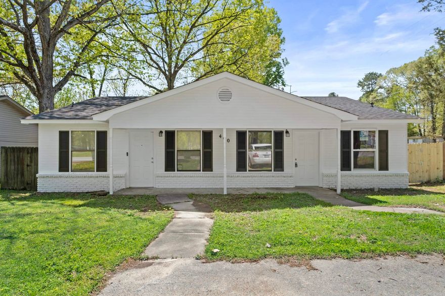 Great duplex located in the heart of Sherwood. These units would make a great investment with 2 rental incomes or live in one side and rent out the other.  Each side features 2 bedrooms, 1 bathroom, and around 792 Square feet (measuring encouraged) Unit B was updated. New roof, new paint interior/exterior, and siding throughout the exterior. Both units share a huge fenced in backyard. Don't miss out! Call now to schedule a showing!