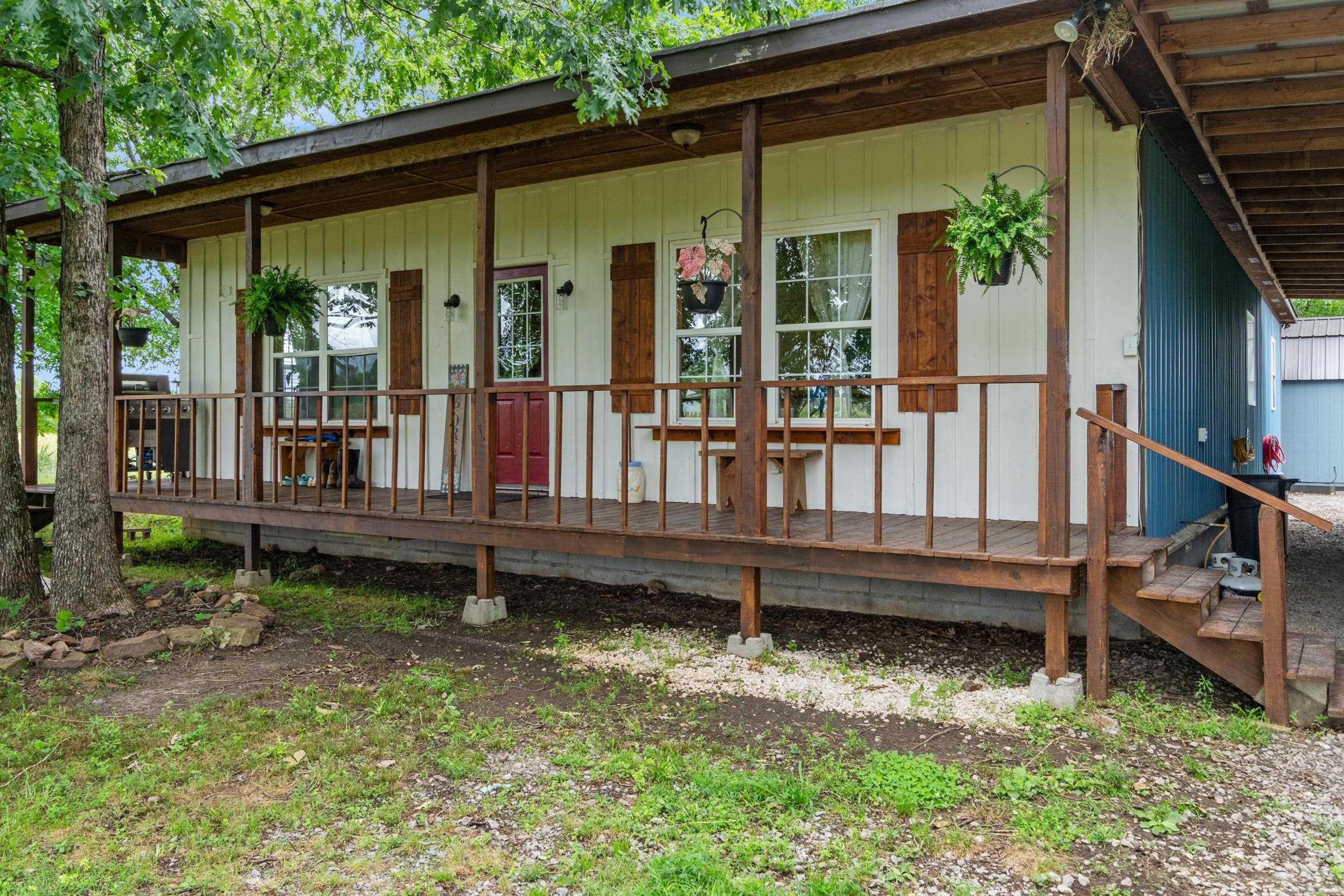 Turn key homestead now available! This 30 acre property includes a private pond, metal building, chicken coop, green house and a 1 bedroom tiny house. The main house was built in 2016.