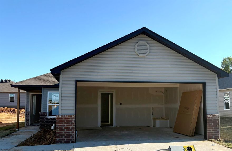 Explore the inviting Cooper plan, distinguished by its charming covered front entry and meticulously landscaped front yard that enhances its curb appeal. This home boasts an open floor plan, encompassing 3 bedrooms and 2 bathrooms, ideal for comfortable living. The spacious family room serves as a central gathering space, perfect for relaxation and entertainment. The dining area seamlessly integrates with a well-appointed kitchen, complete with energy-efficient appliances, generous counter space, and a spacious pantry, catering to the needs of every home chef. Discover more about this delightful home today and envision how it could complement your lifestyle!   **SEE SHOWING REMARKS & AGENT REMARKS FOR IMPORTANT INFORMATION**