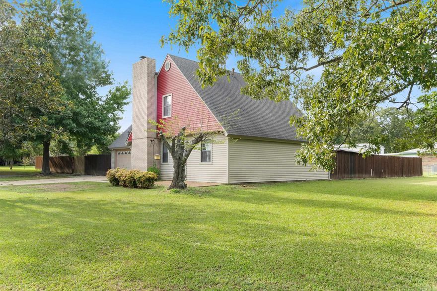 Welcome to this spacious 4-bedroom, 2-bath traditional home on a corner lot in Westwood Subdivision. With nearly 1,820 square feet on 0.49 acres, this property blends comfort and function. Inside features include a split-bedroom layout, separate dining room, laundry area, and built-ins. The kitchen offers a built-in stove and gas range. Flooring includes vinyl, tile, and luxury vinyl for durability. Outside, enjoy a deck, fully fenced yard, storm cellar, and outside storage. The home also provides a two-car garage, central electric cooling, central gas heating, and municipal utilities.
