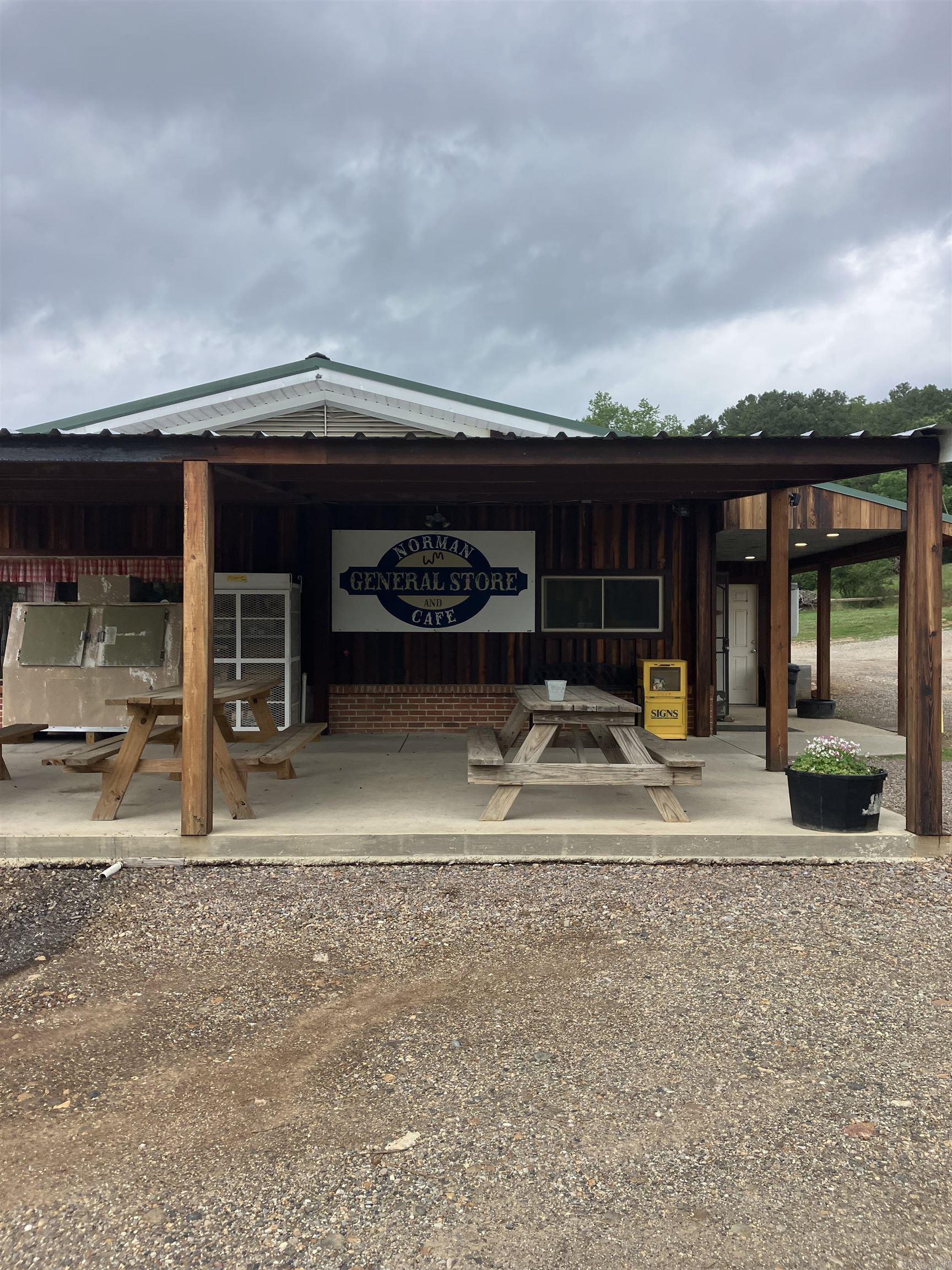 Good investment opportunity! Cafe and General Store for sale. Established turn key business with all equipment and merchandise. This is the only Cafe and General Store in Norman Ar. Also has gas and diesel pumps. Pumps and tanks are owned by a local oil company so they are not owner maintained. This is a great opportunity for an investor or someone that wants to start their own business. An itemized list of fixtures and appliances that have been installed is available.