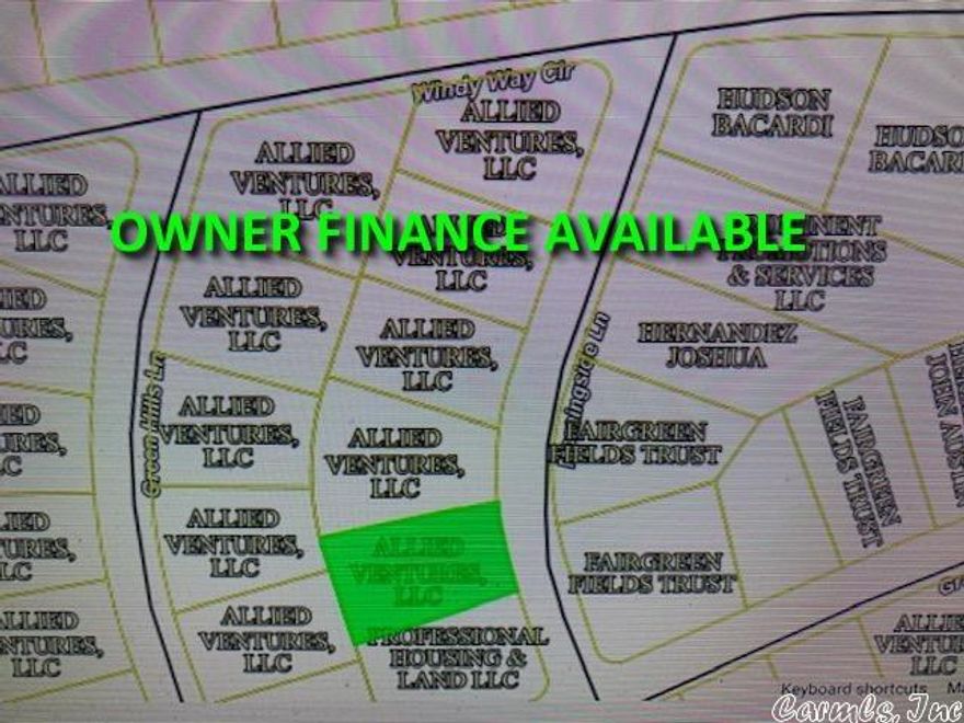 Finance available for $100 down and 5 remaining monthly payments of $170 to own. Closing included as well. Cash buyers can pay by debit or credit card as well. Nice lot to develop or hold for future value. Public water and electric are available to run to property and will need septic. Owner/agent. Buyer responsible for any/all taxes and lots sold "as-is". Quit claim deed conveys.  Parcel ID# 800-05952-000