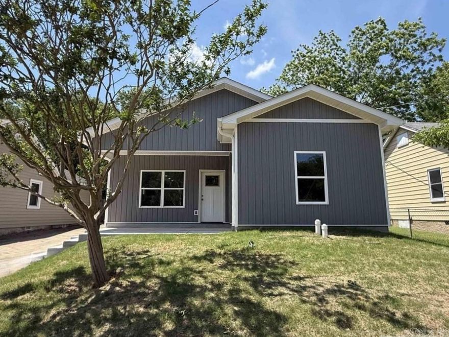 New construction in the heart of Benton! This 3 bedroom, 2 bath home offers approximately 1,400 sq ft with an open-concept layout designed for comfortable living and easy entertaining. The kitchen features granite countertops and a full suite of GE stainless steel appliances, including the refrigerator. This all-electric home provides efficiency and low-maintenance living with modern finishes throughout. Enjoy outdoor living on the covered patio overlooking a spacious backyard—perfect for relaxing or hosting. Gutters already installed for added convenience. Located just a 5-minute walk to Ringgold Elementary School and less than a mile from downtown Benton, offering quick access to shopping, dining, and local amenities. Move-in ready and perfectly situated—don’t miss this one!