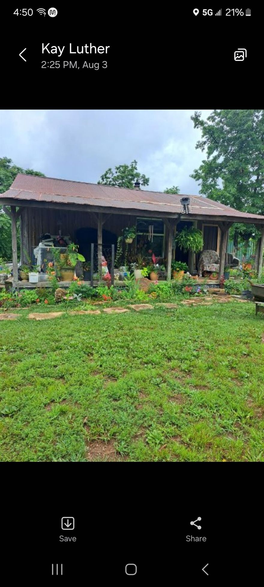 1 bed 1 bath on 2.13 acres