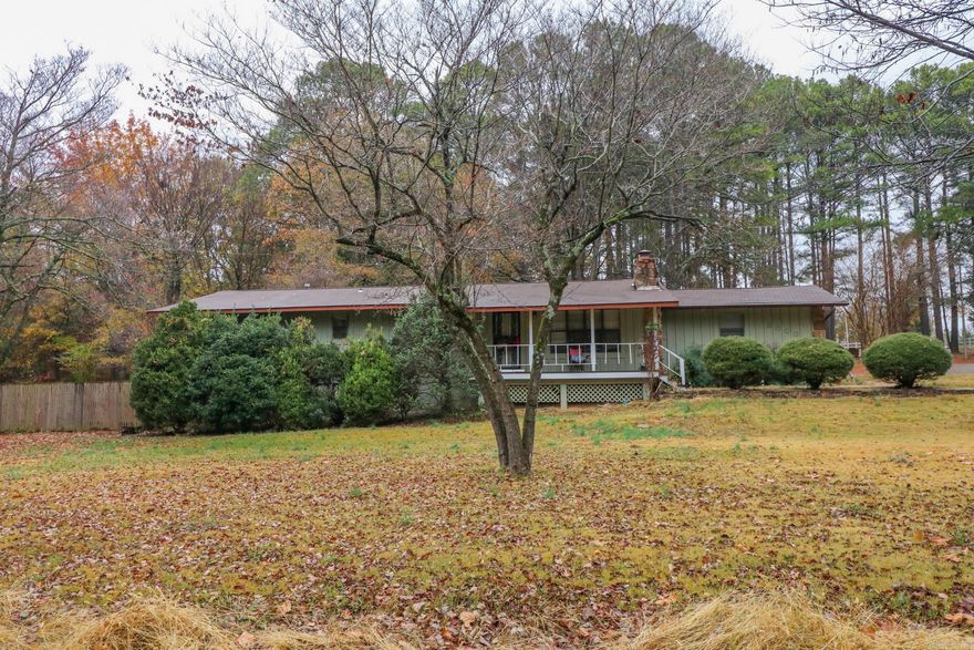 Attention Investors!  Check out this opportunity! This ranch style home with 3 bedrooms and 2 bathrooms sits on just over a half acre with prospective curb appeal! The yard has a wooden privacy fence with a large deck and porch. The interior has much potential with the house needing a few cosmetic updates. This home will be sold AS IS.