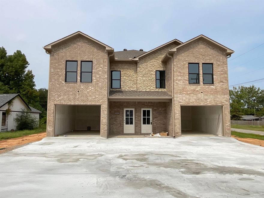 Investment Powerhouse right down the road from Little Rock Air Force Base and a 15 min drive from downtown Little Rock! ALL BRICK/stone NEW CONSTRUCTION DUPLEXES in the heart of Jacksonville! Each unit is 3bed/2 1/2 bath! One car garage opens into the downstairs spacious living area with a half bath for convenience. Upstairs contains primary bedroom at the back with its own bathroom and walk-in closet. The two additional bedrooms have a Jack-and-Jill bathroom between them. Hall laundry makes for the ultimate in convenience! Luxury vinyl throughout and beautiful finishes make this renter-ready! SEE AGENT REMARKS!