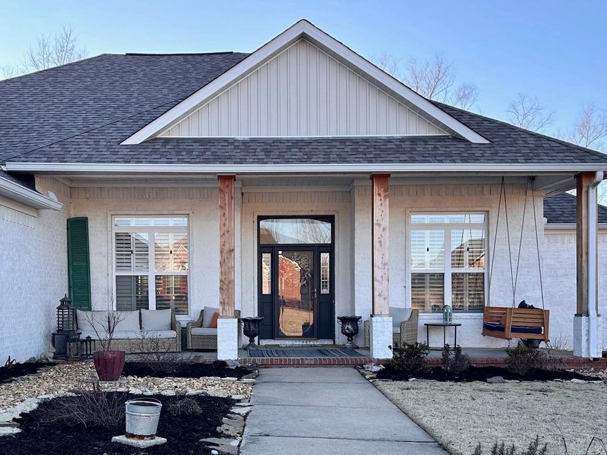 WEST CONWAY HIGHLY SOUGHT AFTER LOCATION!! This home features newly renovated office with quartz countertops and built in shelving, sunroom expansion off of the main living area, completely renovated fireplace with shiplap, custom hearth and mantle, and modern electric fireplace! New wood floors to match originals throughout guest bedrooms, hallway, and master bedroom! The guest bathroom has new tile flooring and new tile walk in shower! Breakfast nook updated with shiplap and new lighting! All windows, excluding the sunroom, have storm shutters! The exterior has been newly painted, front columns updated to cedar beams, and front flowerbeds newly rocked! Metal overhang added and siding replaced on dormers! Extra large deck installed in 2020 along with swing set and kids fort! New disposal 2021! New roof 2020!