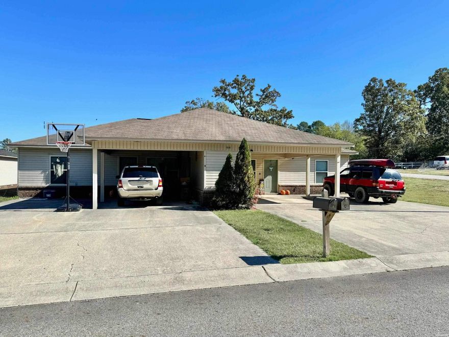 Court-ordered sale on this well maintained duplex in Lake Hamilton School District!  Both units are 3 bedroom, 2 bath with carports.  New roof will be installed within the next 30 days.  Great rental area - very close to the school!