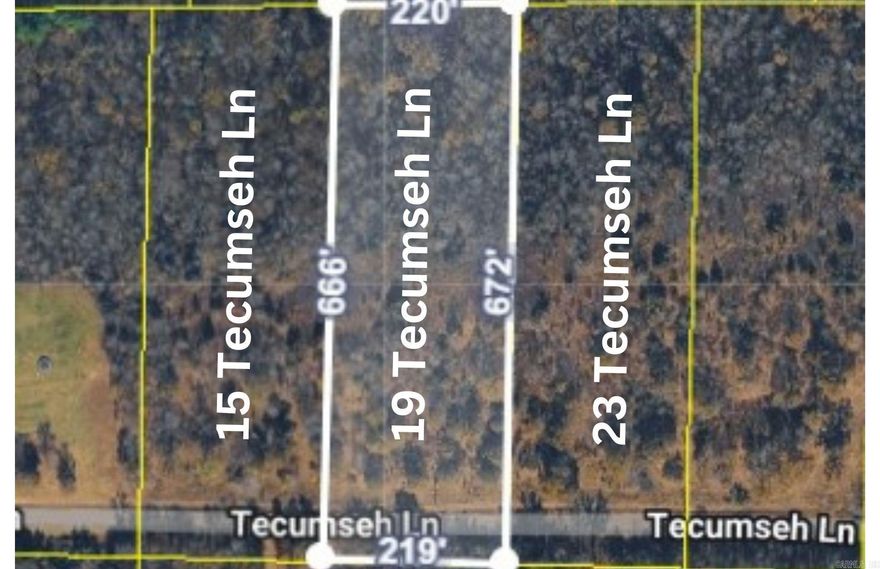 Wooded tree covered property with a beautiful building spot at the top of the hill with more acreage available next door. Keep the trees for privacy or clear for a better view.