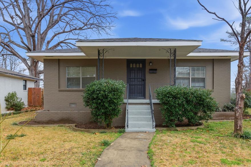 Move-in ready and beautifully remodeled, this inviting 3-bedroom, 1-bath home features three ample bedrooms, a cozy fireplace, and a charming front porch. The spacious kitchen-and-dining combo includes quartz countertops and new cabinetry, while the fully renovated bathroom, new flooring, fresh paint, and new roof add peace of mind. Enjoy a functional mudroom and a private patio for outdoor entertaining. Situated on a large corner lot with carport and outdoor storage, directly across from the University of Arkansas at Little Rock, offering easy access to campus and nearby amenities. An excellent opportunity for a personal residence or investment property.