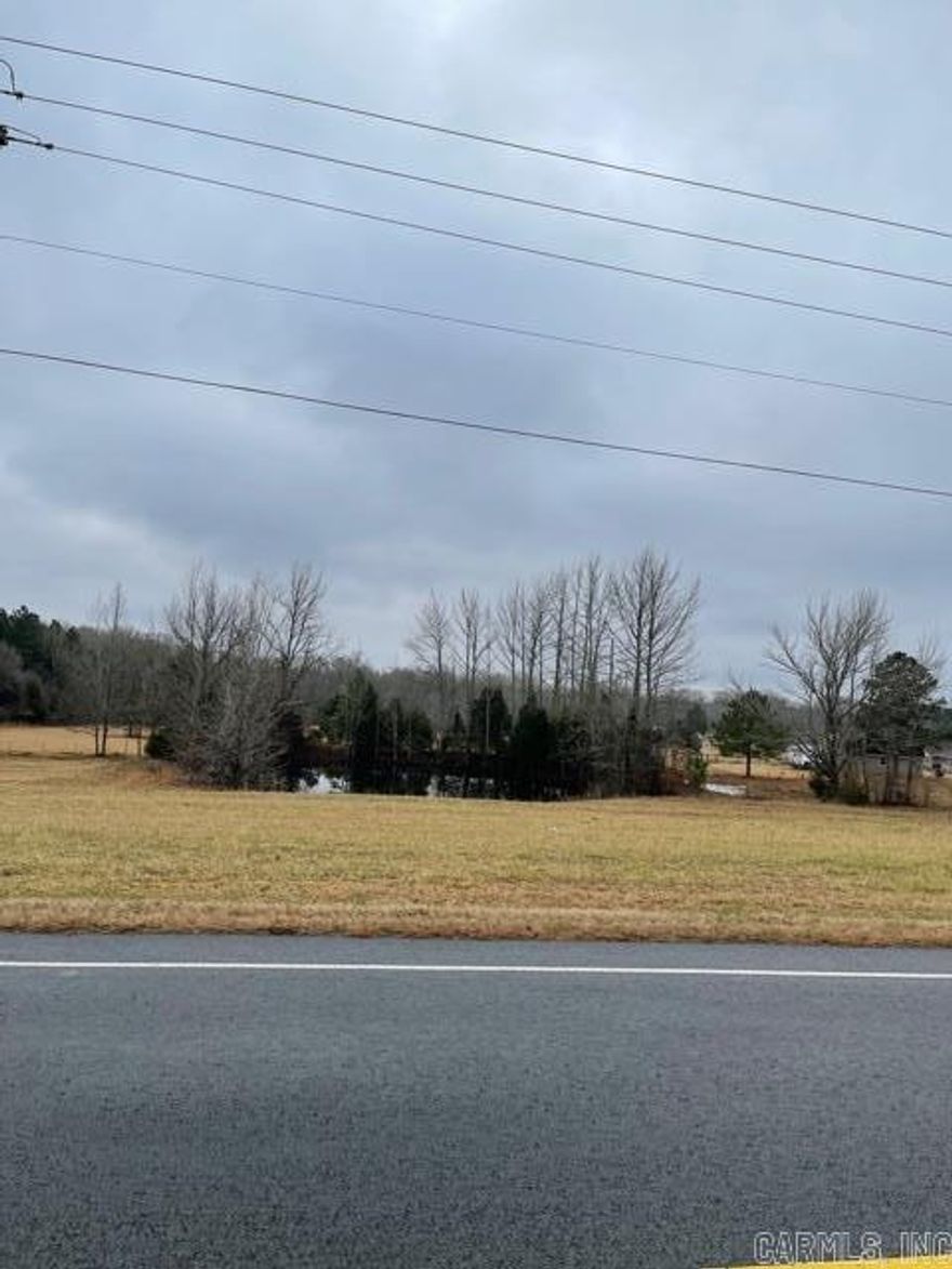 Property could be great place to build a home and is also zoned for duplexes and triplexes.  City sewer is app. 200 ft from property.