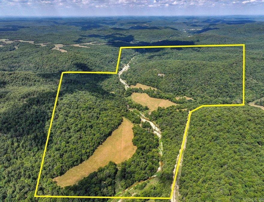 This expansive 379.8-acre property, located just south of Berryville, Arkansas, features a mile-long stretch of Piney Creek running through its heart, offering a rare opportunity for conservation, recreation, and sustainable land use. With rolling landscapes, wooded areas, and a central water source, this property provides an exceptional natural retreat ideal for wildlife habitat preservation and ecological stewardship.  The land’s lush greenery and connection to Piney Creek enhance its environmental value, creating a larger protected area for natural resources and outdoor exploration. Whether for conservation efforts, outdoor recreation, or simply enjoying the unspoiled beauty of Northwest Arkansas, this property is a prime opportunity to safeguard a significant piece of the region’s landscape.