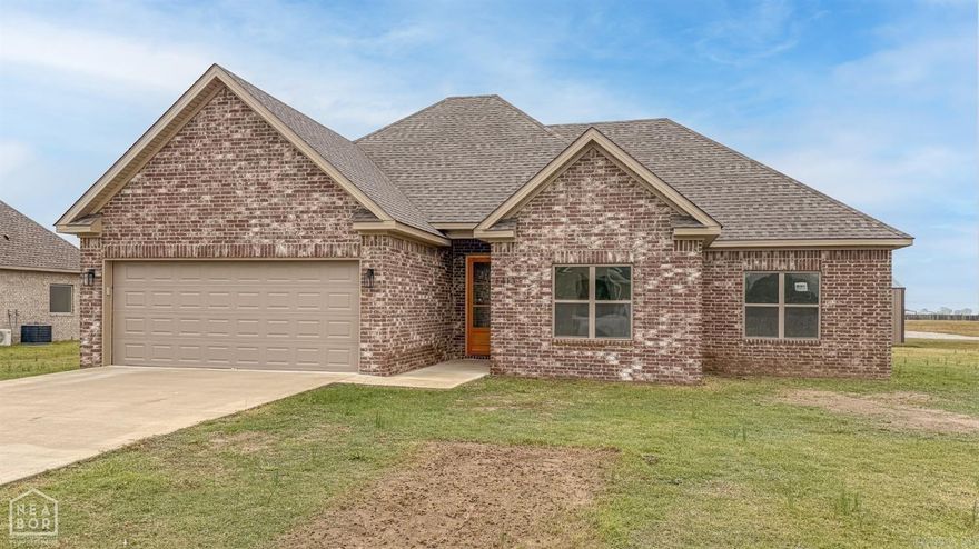 Beautiful new construction home located in Riverside School District. Home has low maintenance luxury vinyl plank flooring throughout. Living room features a vaulted ceiling with fireplace and is open to kitchen. Kitchen is spacious with wood cabinetry and luxury finishes. Primary bedroom is large with walk-in closet, granite countertops, tiled shower and tub.