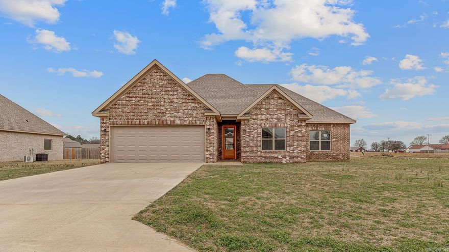 Beautiful new construction home located in Riverside School District. Home has low maintenance luxury vinyl plank flooring throughout. Living room features a vaulted ceiling with fireplace and is open to kitchen. Kitchen is spacious with wood cabinetry and luxury finishes. Primary bedroom is large with walk-in closet, granite countertops, tiled shower and tub.