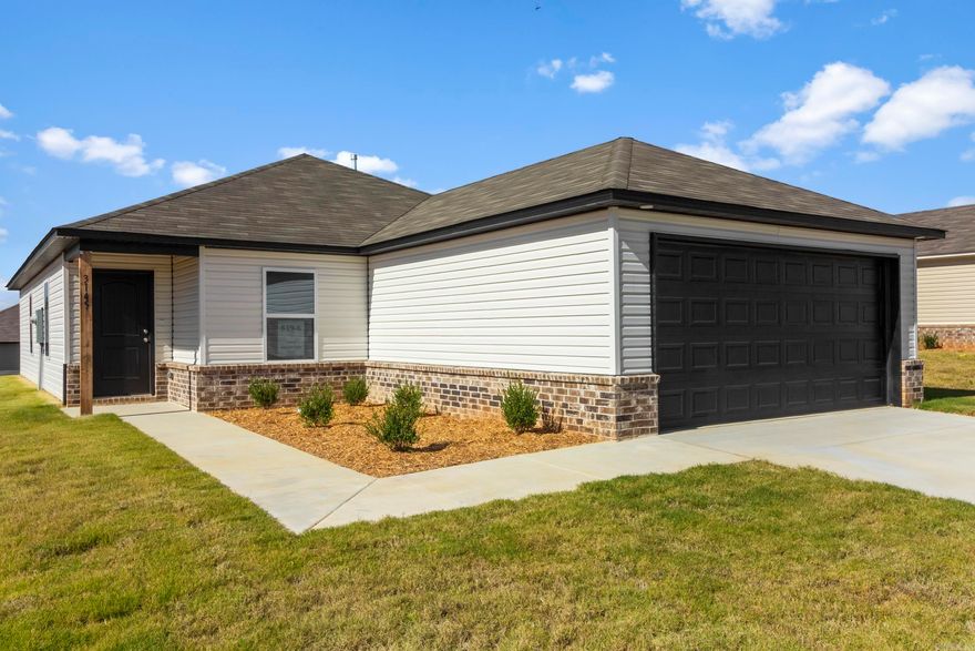 The Bridgeport plan is the ultimate in convenience for a 4-bedroom plan! Bedrooms 2, 3, & 4 are grouped together just steps from the shared Bathroom and Laundry Room. Come tour it today!  Thoughtful upgrades included in this home: soaker tub/shower combo in Master Bath, plumbing faucet upgrade 2, 8" deep Kitchen sink, gas furnace upgrade, door bell, flush laminate bar top, Luxury Vinyl Plank flooring in wet areas and Living Room and adjacent hallways, raised ceilings in Living Areas per municipal requirements, fiberglass exterior doors, Cheyenne style doors, baseboards level 2, 25in wide attic stairs, full sod, microwave hood in Kitchen.      *** AGENTS, PLEASE SEE SHOWING REMARKS OR AGENT REMARKS FOR VERY IMPORTANT INFORMATION. ***  THIS HOME IS COMPLETE.