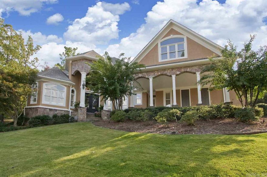Beautifully remodeled 4 bedroom, 3 full and 2 half bath home. All new flooring, paint, plantation shutters and roof. Open and sophisticated, yet warm and inviting floor plan with private custom pool and multiple covered outdoor entertaining areas. This luxurious home is nestled on a large, landscaped lot that backs up to a wooded green space. One of Little Rocks, premier neighborhood- Hickory Creek that features a 24 hour manned gate guard.