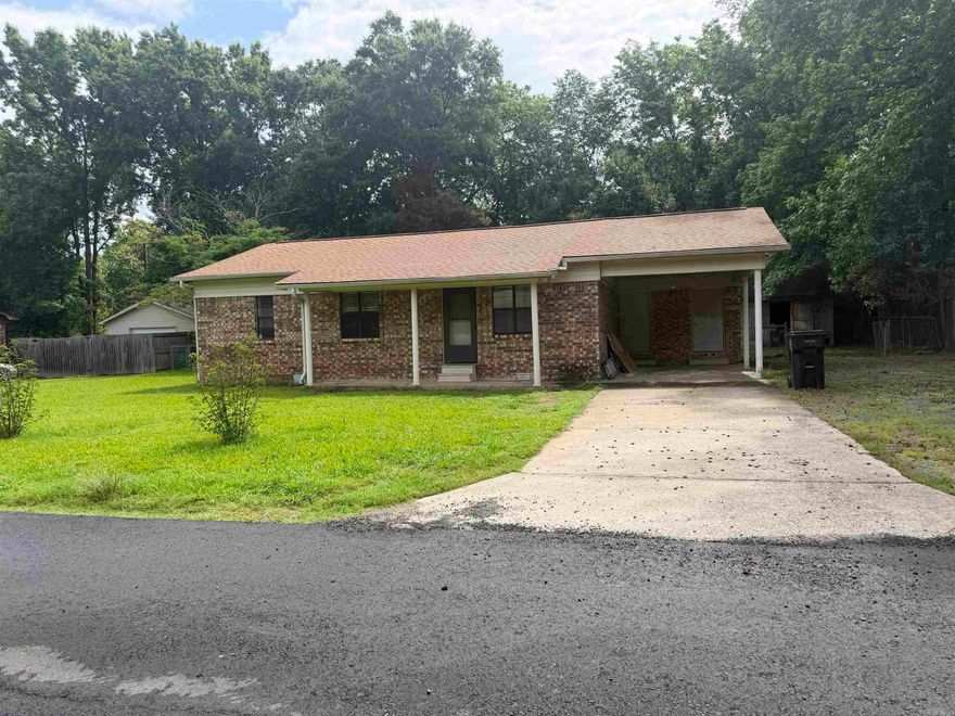 Investors special! Great for investment property or first time home-Buyer! HVAC System, New Roof and Water Heater has  been updated approximately 5 years ago. All  brick home w/3 bedrooms & 1 1/2 Baths, nice size backyard & corner lot! Sold "AS-IS condition" and no repairs! Hurry, won't last long! Schedule for private showing today!
