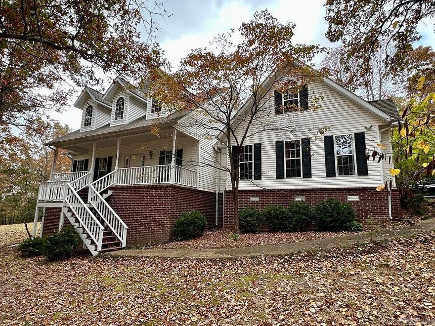 MOVE IN READY UPDATED HOME ON 2.5 ACRE LOT. Located across the street from Mountain Aire's private fishing lake. Vaulted ceilings in Living RM and Foyer, 9ft ceilings in BR's, kitchen & dining RM. Spacious eat in Kitchen and formal dining RM w/walk in pantry & new LED lighting. Master BR suite, large walk in closet and updated master BA w/new walk in shower, flooring and makeup vanity. Split BR floor plan and bonus family/office/4th BR above the garage accessable off the kitchen. Over sized Garage, concrete driveway, storm shelter, fenced area with metal carport for pets & boat storage, additional storage in crawl space. Mountain Aire Estates has a small private lake, picnic area and private boat launch & NO HOA fees! Located minutes from Heber Springs, shopping & dining, Greers Ferry Lake & Little Red River access.